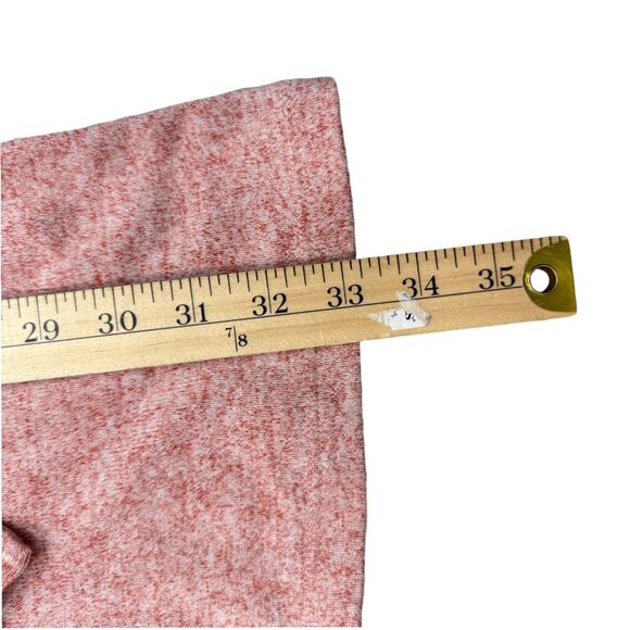 Free People Pink Knit Tie Front Sweater Dress - Size S Minimalist Indie Fall - Picture 12 of 12